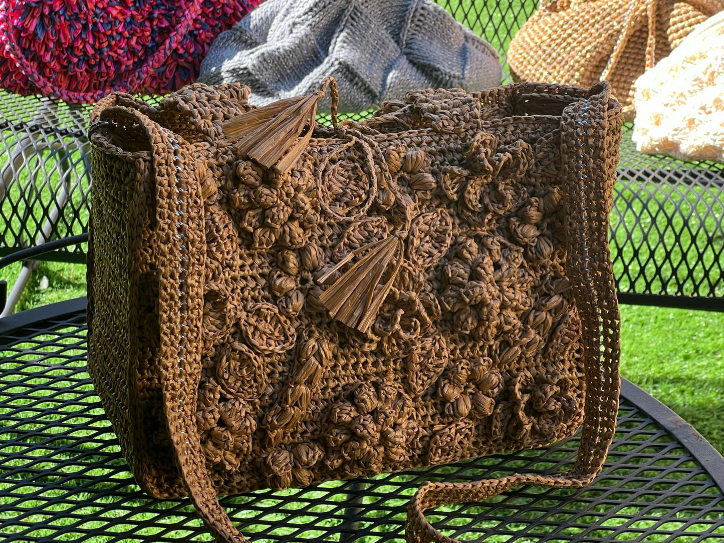 Borsa Formentor completamente realizzata a mano