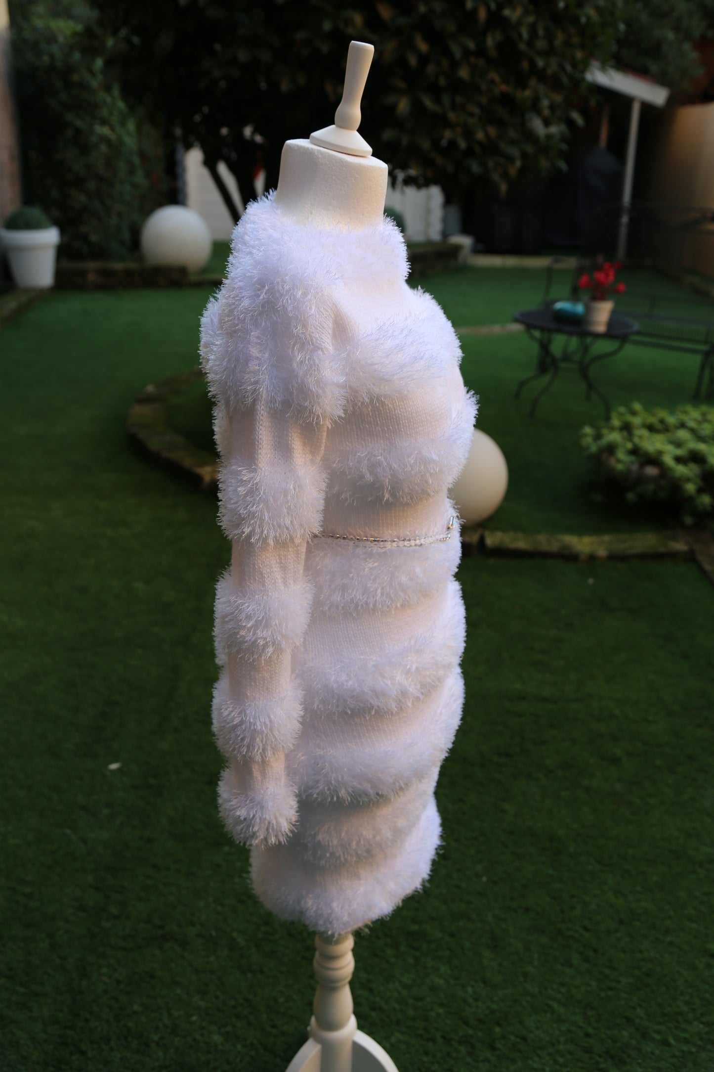 vestito donna primaverile completamente fatto a mano
