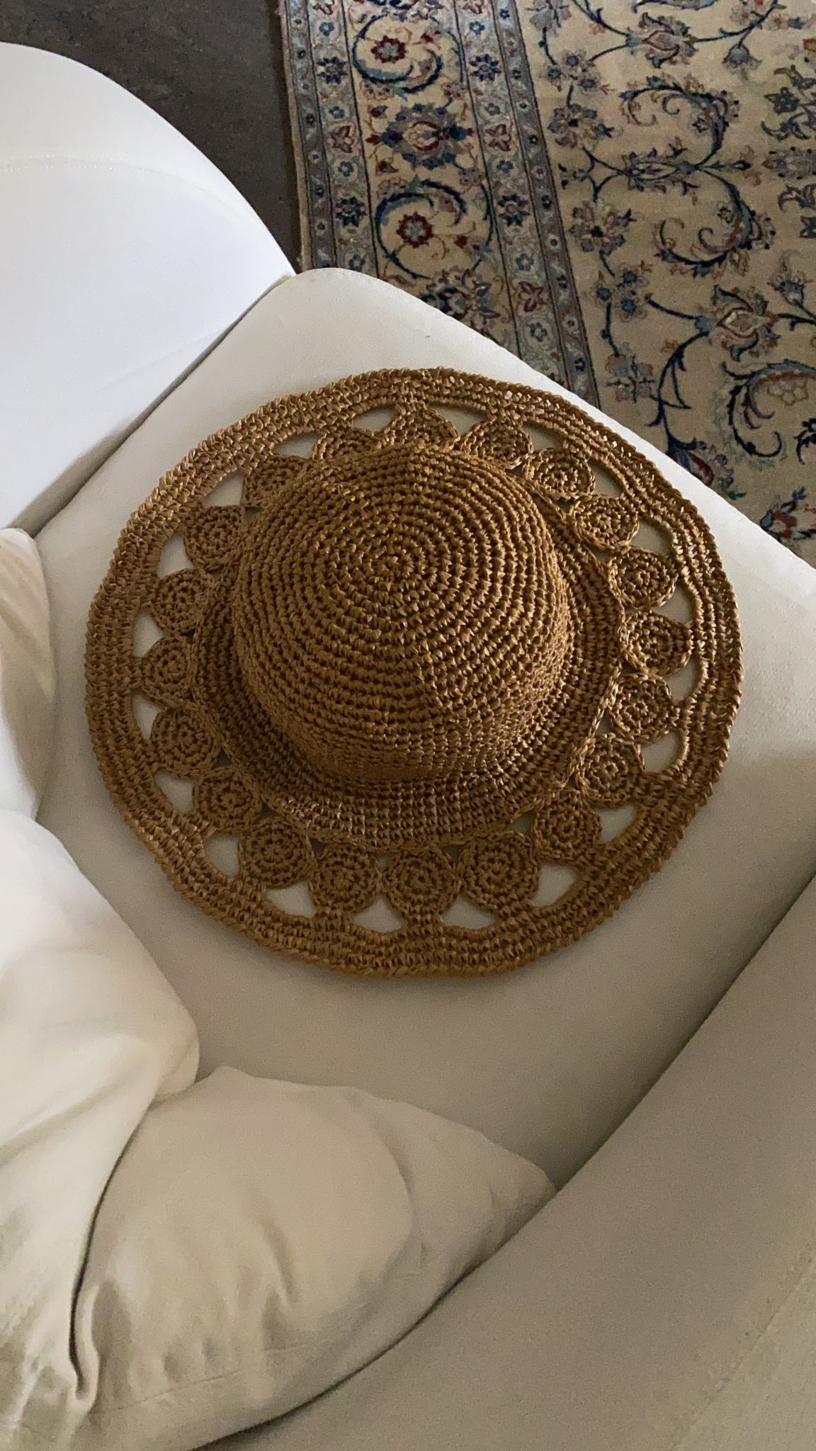 Cappello Capri completamente fatto a mano